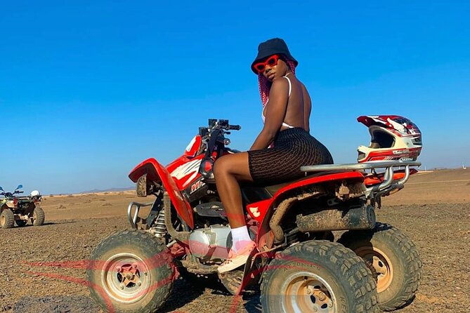 1 Day Quad Marrakech Palmeraie Desert Jbilet - Price and value at about $107.37 for 6 hours