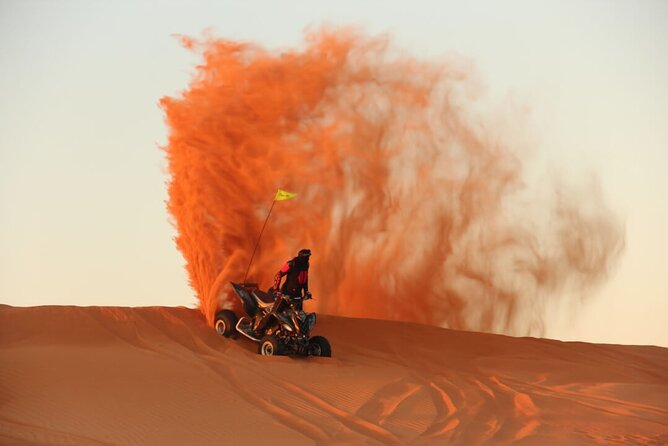 1-Hour Quad Bike Adventure: BBQ Dinner, Sandboarding & Shows! - Al Awir Premium Desert Camp: Henna, Camel Ride, and the Night Show Program