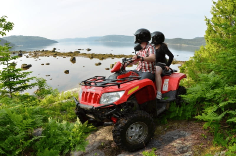 15 min. Tadoussac : Guided ATV tour excursion - The 90-minute ride: what happens from check-in to the fjord stop