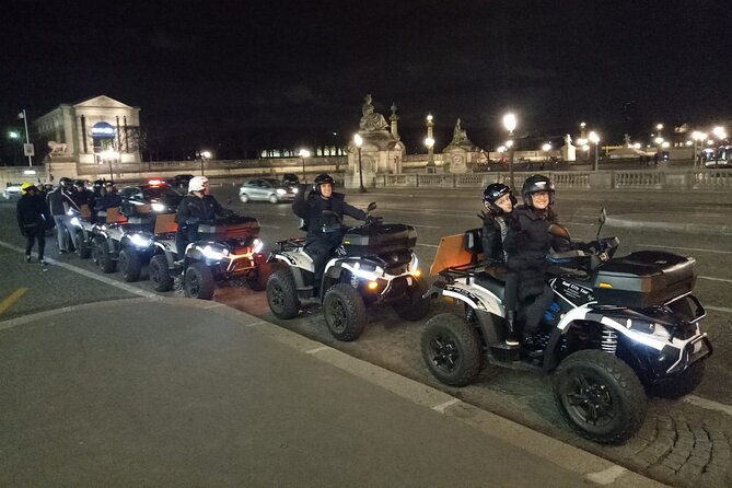 1h30 E-Quad ride in Paris - Starting on the Champs-Élysées: Where You Meet and What You Bring