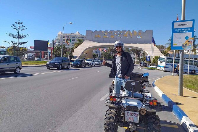 2 hours Quad Tour in Marbella - 1 quad for 1/2 persons 170€ - Rolling out: La Cañada, then up toward Ojen