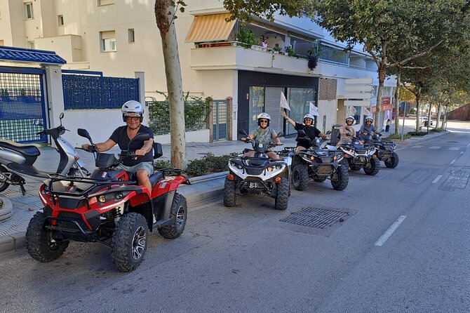 2 hours Quad Tour in Marbella - 1 quad for 1/2 persons 170€ - Rio Real breaks: short swims, cool water, and repeat crossings