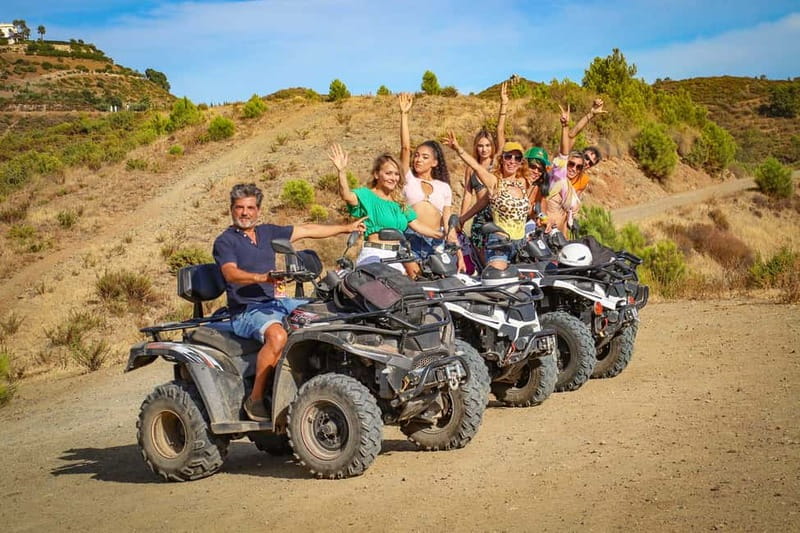 2 hours Quad Tour Marbella - 170€ per Quad up to 2 people - Costa del Sol Views: Africa and Gibraltar on the Horizon