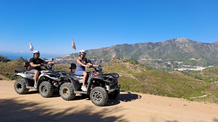 2 hours Quad Tour Marbella - 170€ per Quad up to 2 people - Rivers, Dust, and the Río Real Swim Break