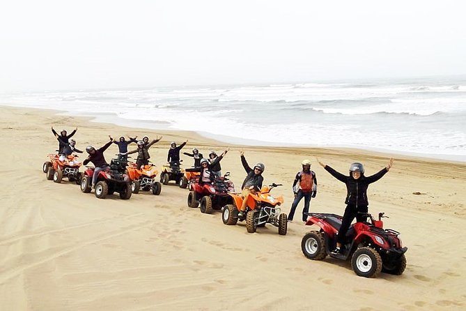 2h quad bike on the beach and in the dunes - Forest tracks on the way back: calmer speed, still full of interest