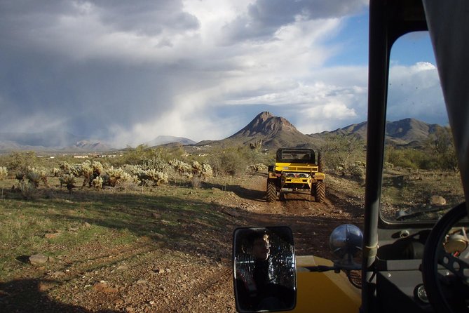 3 Hour Guided TomCar ATV Experience in Sonoran Desert - The gear setup: helmets, goggles, and dust control