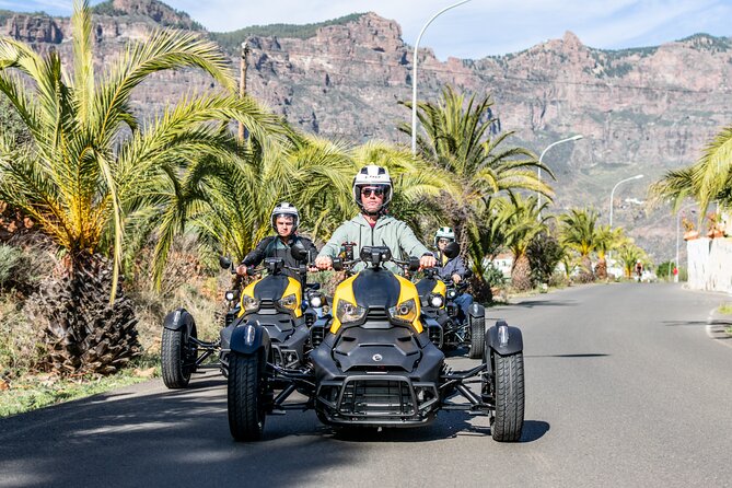 3 Wheel Motorcycle like Quad/Buggy Tour Gran Canaria (Maspalomas) - Sharing the trikes: who drives and how it affects your day