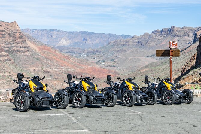 3 Wheel Motorcycle like Quad/Buggy Tour Gran Canaria (Maspalomas) - The route in plain English: Fataga climbs and coastal payoff