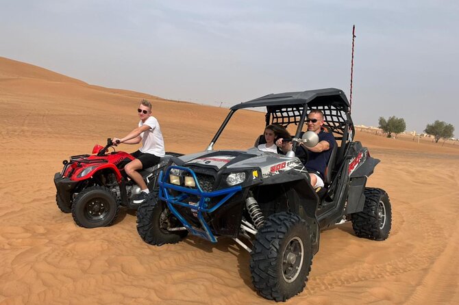 4 Hours Desert Tour with Quad Bike Camel Ride & Sandboard - Camel Ride for 15 Minutes: The Classic Stop That’s Right Sized