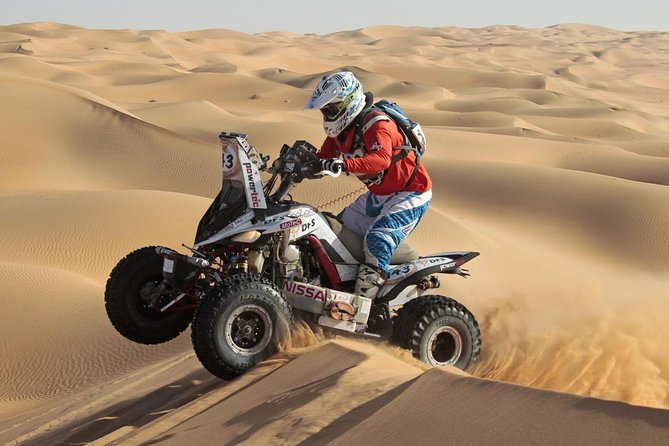 4x4 Self-Drive Quad Bike Safari with Camel Riding - Safety Briefing and Helmet Time (Don’t Skip This Part)