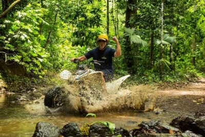 5 Hour Off-Road ATV+ Zipline+ Waterfall Rappelling+ Tractor Jungle Tour - Tractor Jungle Tour: Getting your bearings before the action