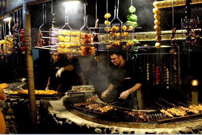 6-Hour Dubai Desert Safari with BBQ Dinner & Quad Biking - The desert camp schedule: henna, fire show, Tanoura, belly dance