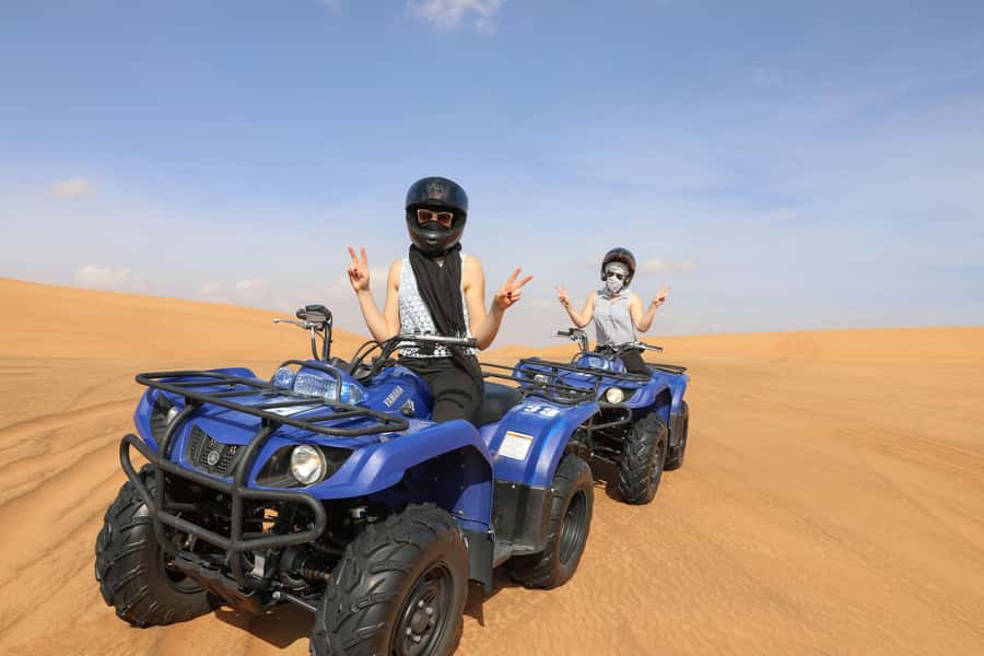 Abu Dhabi: Desert Safari, Quad Bike, Camels & Sandboarding - Guides and photo help: why the crew matters here