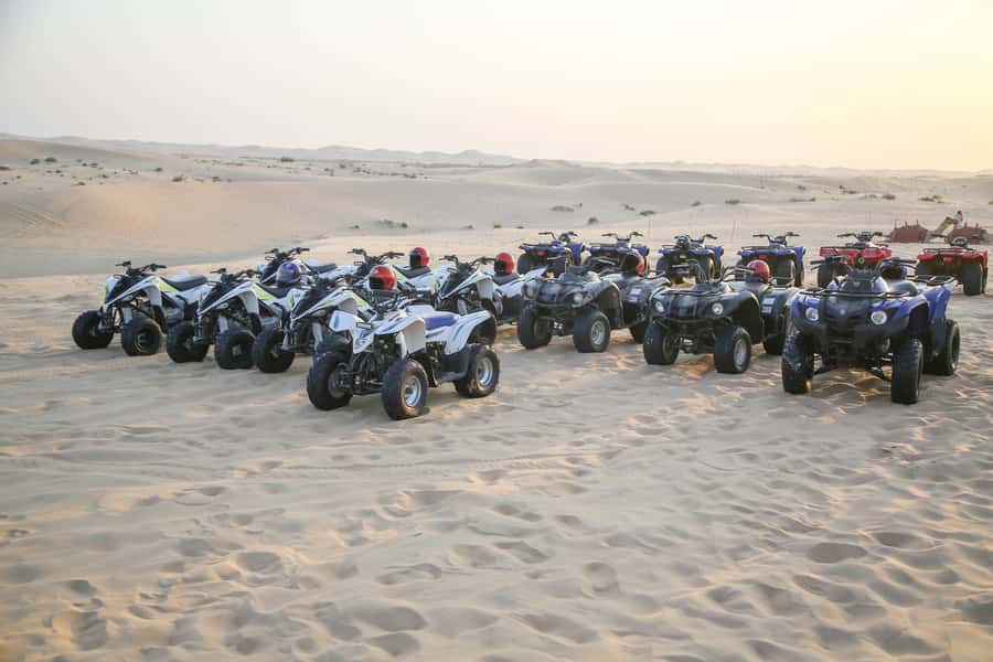 Abu Dhabi Traditional Desert Camp Experience And Quad Bike - Quad Bike Adventure: 10 Minutes of Adrenaline, Your Responsibility