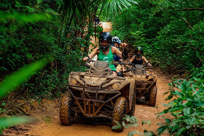 Adrenaline Adventure, Zip Line, ATV and Cenote Maya - ATV Time on a Can-Am Outlander 4x4 (What It Feels Like)
