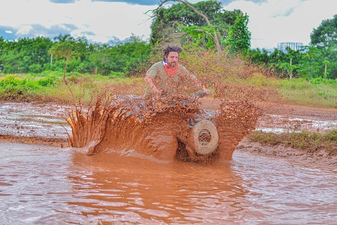 Adrenaline in 4X4 ATV through Macao Beach, Cave, Cafe Tour and Tobacco - Cave Visit With a Lagoon Dip: Fun, But Come Ready
