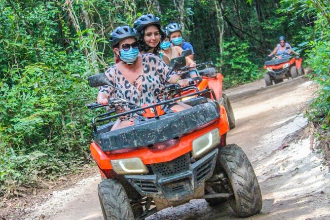 Adrenaline Tour with ATV, Ziplines and Cenote from Cancun - Cancun to La Ruta de los Cenotes: The ride is part of the deal