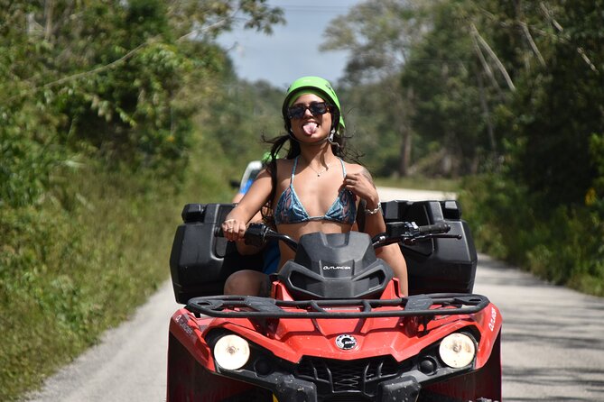Adrenaline Tour with ATV, Ziplines and Cenote from Cancun - Zip lines and hanging bridges: short runs, big nerves, phone-free rules