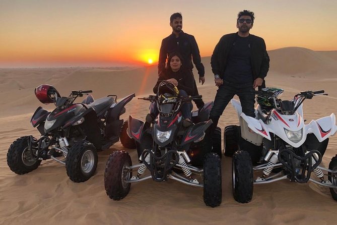 Adventure quad bike tour ( 2 hour private quad biking to deep desert ) - Where You Meet: BIG RED MOTOR BIKE RENTAL in Al Faqa