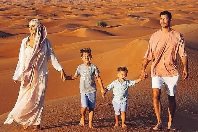 Adventurous Red Dune Desert Safari Deal with Quad Bike,Shows &BBQ - Bedouin-style camp: BBQ dinner plus nonstop shows