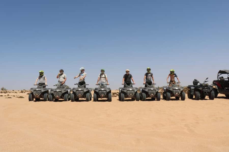 Agadir : 2 h Quad biking excursion with moroccan tea - On the quads: automatic gearboxes, safety rules, and dune crossings