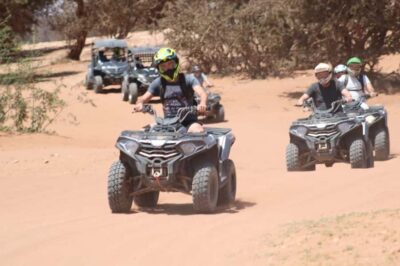 Agadir : 2 h Quad biking excursion with moroccan tea - Getting there: the AC pickup and the base setup
