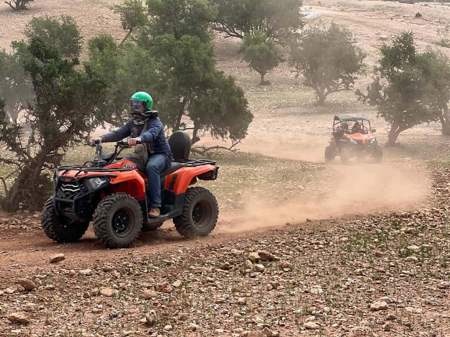 Agadir: Agafay Desert Quad Biking With Goats On The Tree - Agadir Agafay ATV: the combo you’ll actually remember