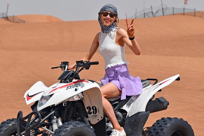 Agadir Quad Bike Safari Desert Sunset - The route at dusk: dry riverbeds, palm groves, and open plains