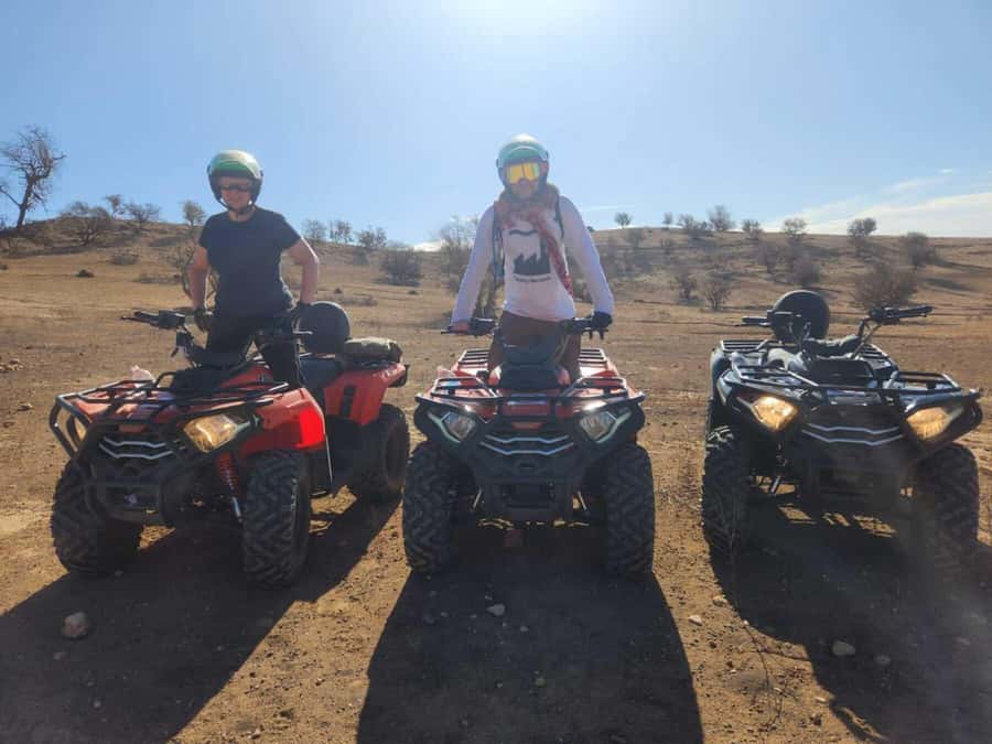 Agadir: Quad Bike Safari Desert With Moroccan Tea - The camp setup: meet the team and test the quad