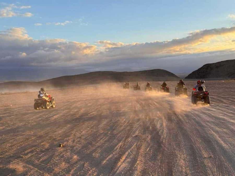 Agadir: Quad Bike Safari Desert With Moroccan Tea - Mid-ride break: Moroccan mint tea in a Berber tent
