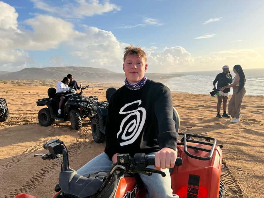 Agadir/Taghazout: Beach Quad Bike & Desert Sandboarding Tour - Safety, gear, and that quad decision: you may not ride exactly the way you hoped