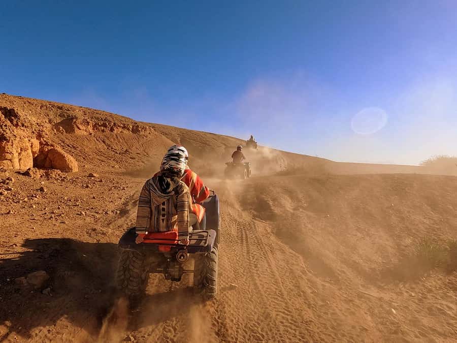 Agafay and atlas: Quad and camel experience - Quad bikes in Agafay: the adrenaline part, plus what to check first