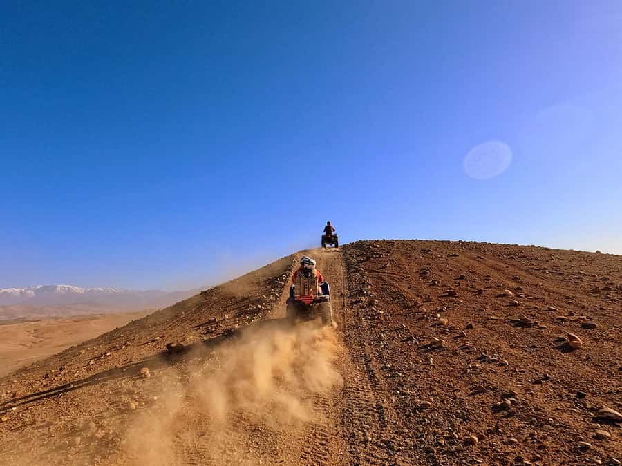 Agafay and atlas: Quad and camel experience - The food moment: tajine or couscous, and what’s included if you overnight