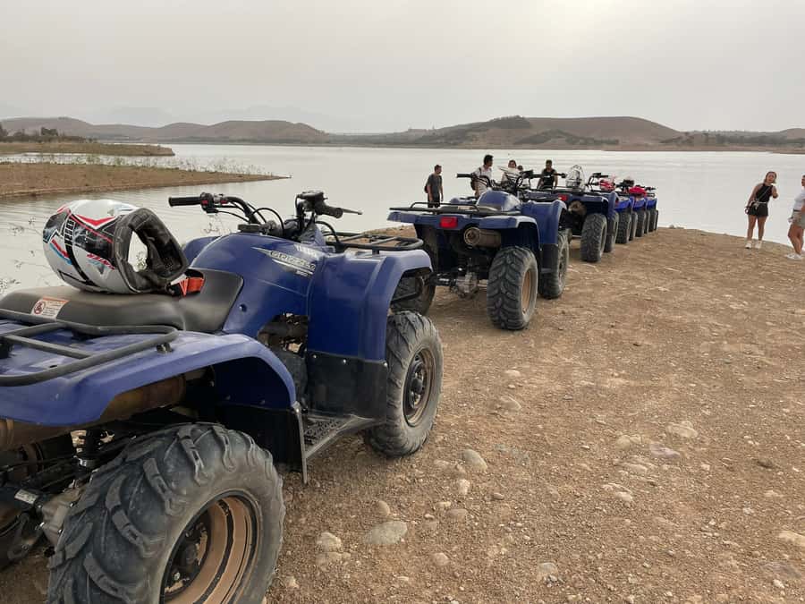 Agafay and atlas: Quad and camel experience - How the timing works: pickup, van ride, quad, camel, and drops