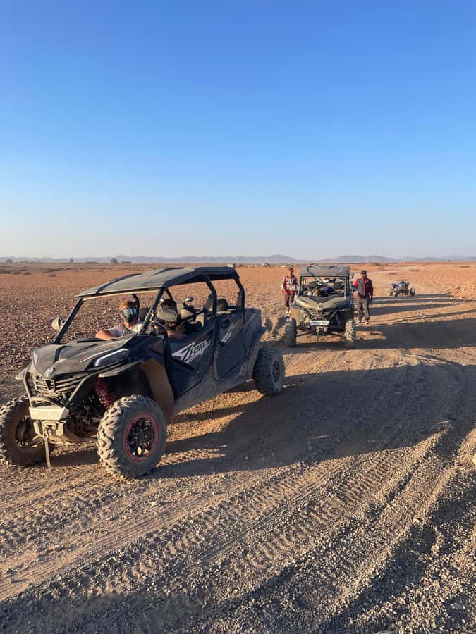 Agafay Desert 4-Seater Buggy Experience | Family & Premium - The Camp Tea Break: Moroccan Tea, Bread and Honey, and Why This Part Matters