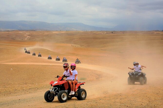Agafay desert Family Package: Quad Bike & Camel Ride, Dinner Show - Quad Bike Over the Agafay Terrain: Real Thrill, Real Dust