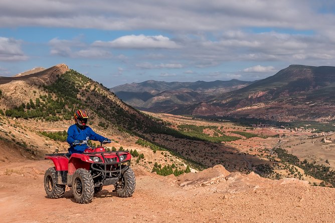 Agafay Desert Full Day Tour in Quad bike with lunch - Getting geared up: helmet, goggles, jacket, and phone protection