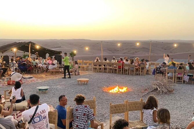 Agafay Desert package .Quad .30 minute Camel and Dinner show - The final fair-style show and the ride back to Marrakech