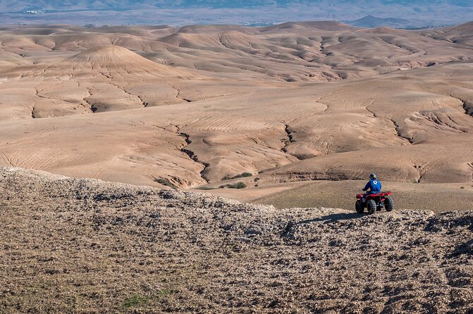 Agafay Desert Package, Quad Bike, Camel Ride and Dinner Show - Dress Like Nomads: The Scarf-and-Robe Photo Moment
