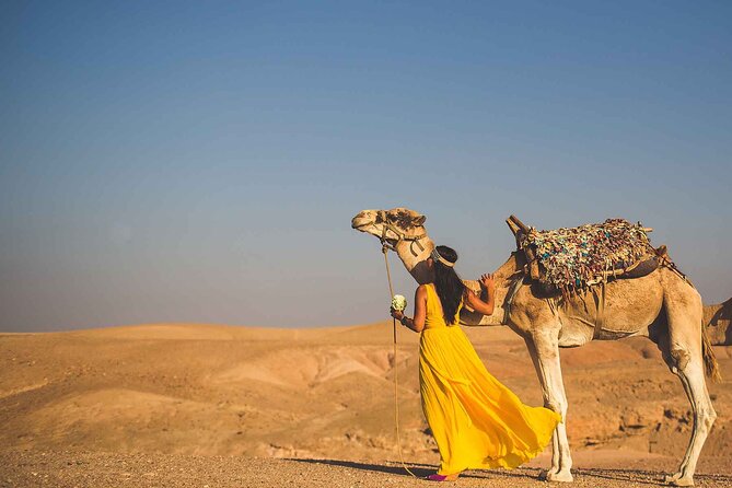 Agafay Desert Package, Quad Bike, Camel Ride and Dinner Show - Camel Ride at Sunset: Short, Sweet, and Worth Planning For