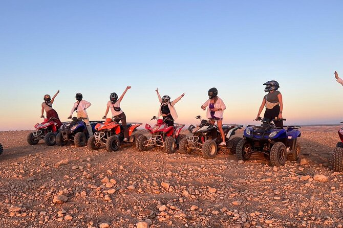 Agafay Desert Package: Quad Bike, Camel Ride, Dinner show - Wearing Berber Clothing and Riding a Camel: The Scenic Part