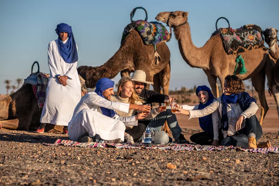 Agafay Desert: Quad Bike and Camel Ride Adventure Tour - The views toward the Atlas Mountains: what to bring your eyes for