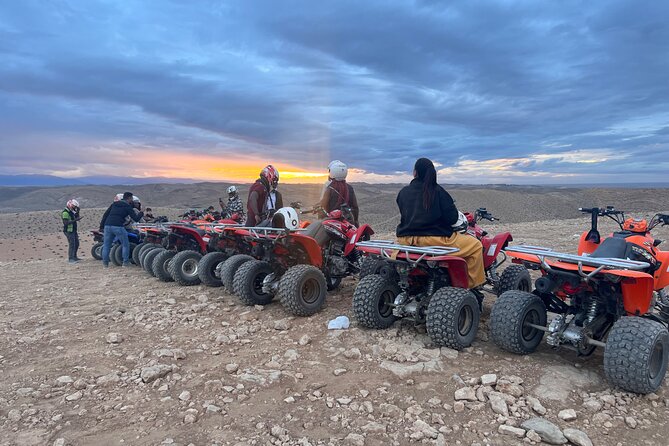 Agafay Desert: Quad Bike, Camel Ride and Dinner Show in Marrakech - Quad biking in the Agafay Desert: the part you’ll talk about