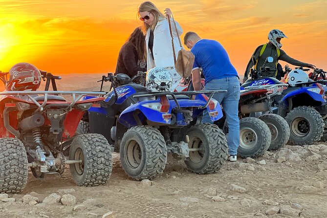 Agafay Desert: Quad Bike, Camel Ride and Dinner Show in Marrakech - The sunset segment: where the rocky desert turns photogenic
