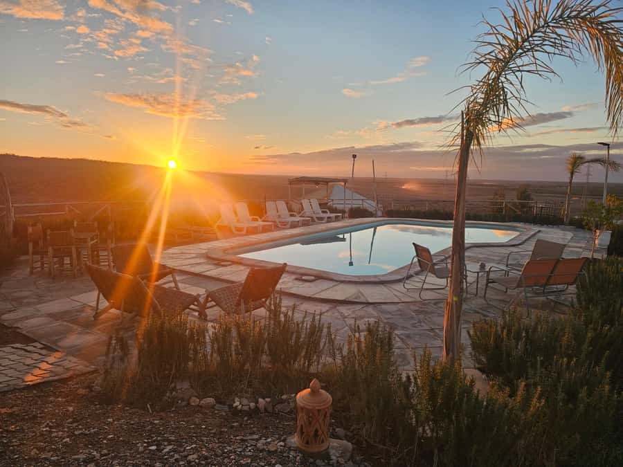 Agafay Desert: Quad, Camel Ride & Luxury Lunch with Pool - Desert Pool and Sunset Views: cooling off where you’d never expect