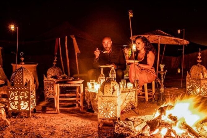 Agafay Marrakech dinner show with quad bike and camel ride - The Camel Ride at Sunset: The Main Character Moment