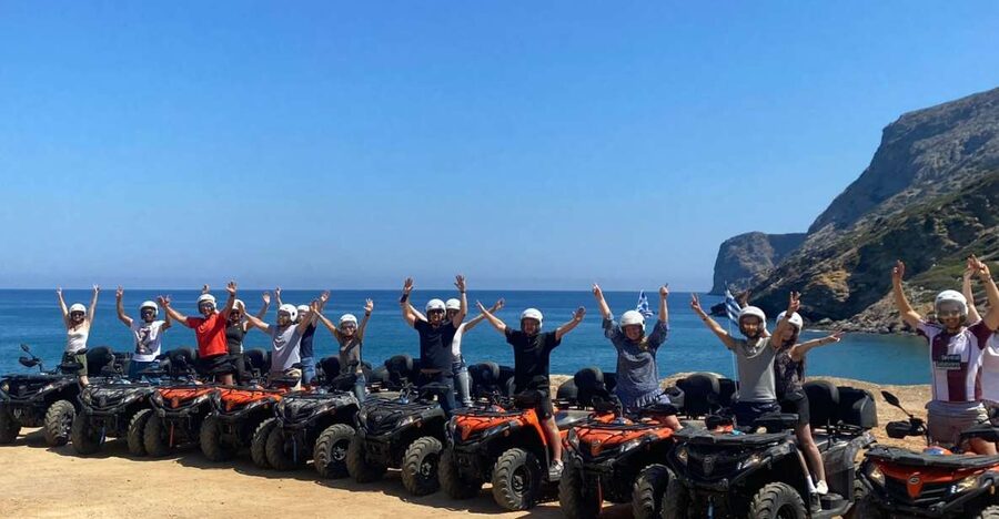 Agia Pelagia Crete Quad Bike authentic backland Tour - Meeting Quad Safari Peninsula and finding Stan