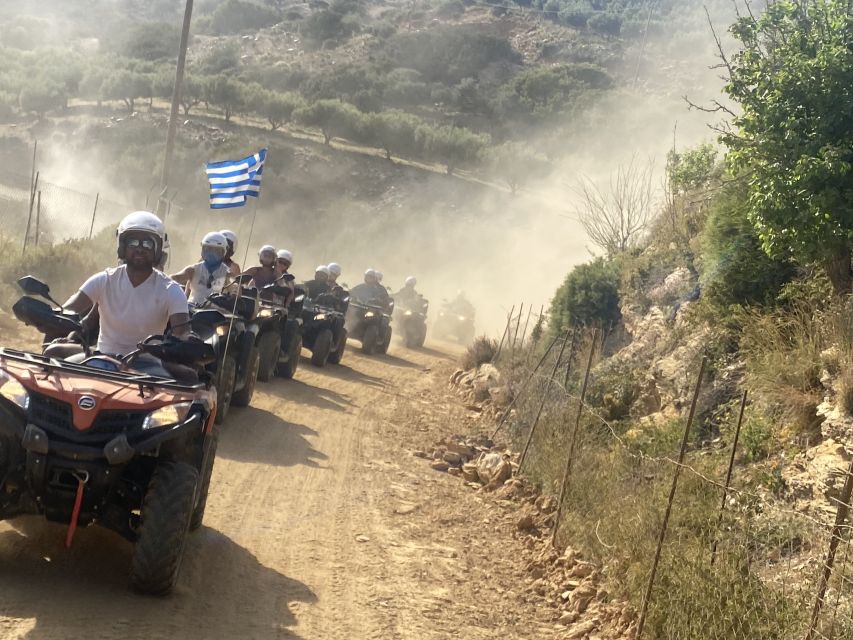 Agia Pelagia Crete Quad Bike authentic backland Tour - El Greco museum pass-by and Fodele: art links plus real downtime