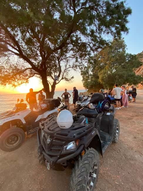 Agia Pelagia: Sunset or Morning Quad Tour & Ghost Town Visit - Sunset Vantage Point at Fodele: Why the Timing Matters