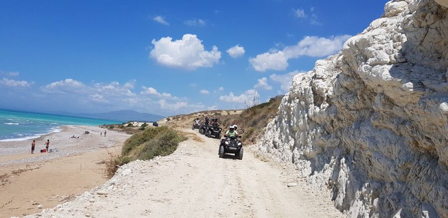 Agrigento: Off-Road ATV Tour - Underpasses, river crossings, and the climb to wide views